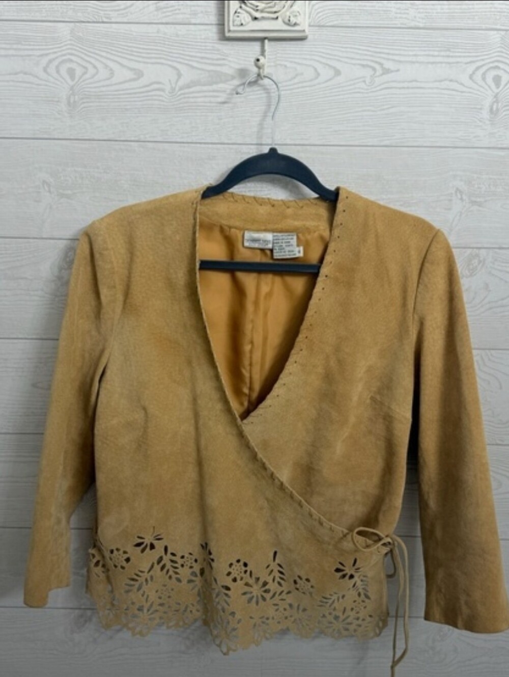 Vintage Suede Cowgirl Top